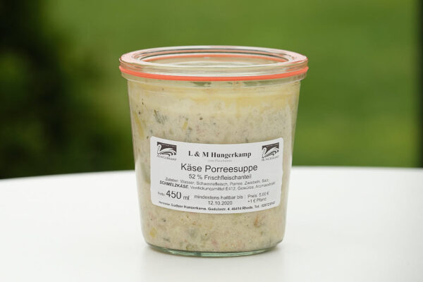 Käse-Lauch Suppe